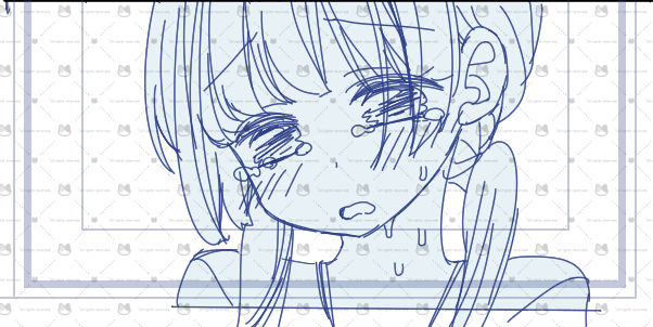 作業は今、ミニネームの清書中!小さいサイズで描いてるけど、これが下絵になる予定です 