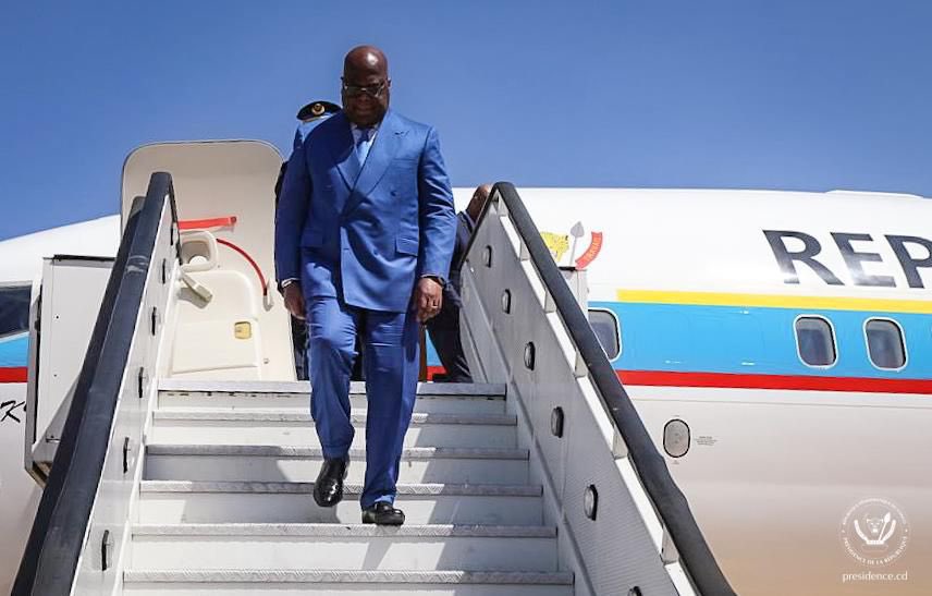 Le Président Félix-Antoine Tshisekedi Tshilombo est arrivé à Addis-Abeba pour prendre part à la 39ᵉ session ordinaire de l'Assemblée générale des Chefs d’Etat et de gouvernement de l’Union africaine, prévue les 14 et 15 février 2026, et placée sous le thème : « Assurer la