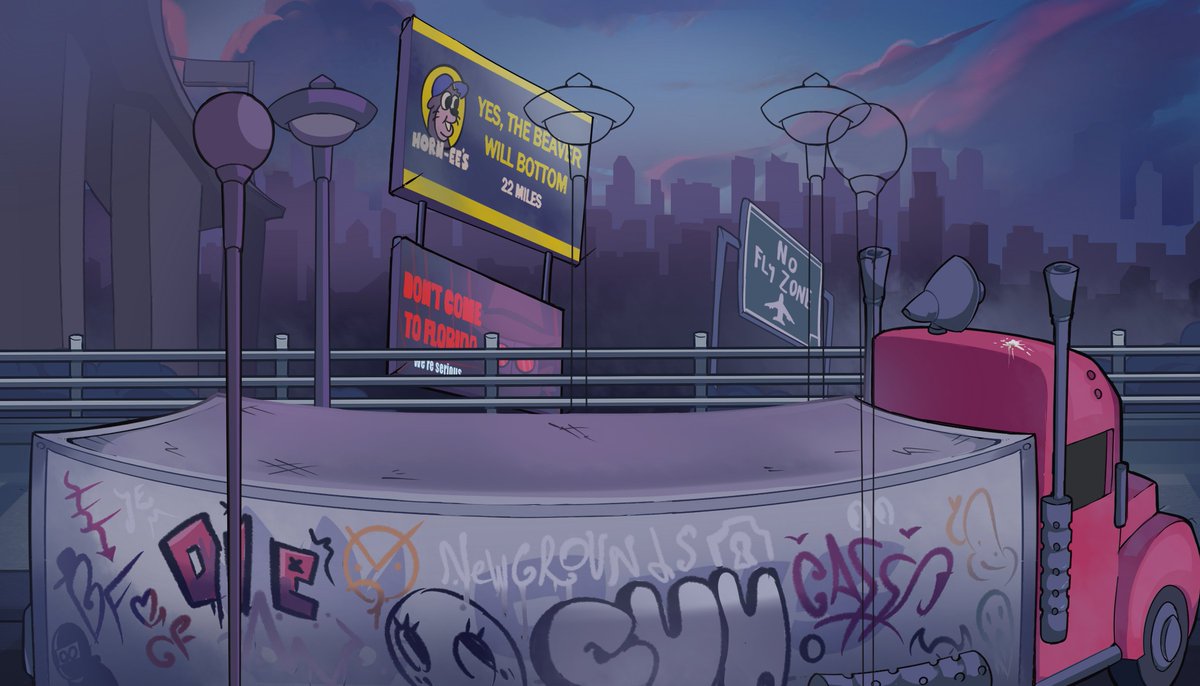 I made like, the 80% of backgrounds in the mod, I wanted them all to feel distinct and full of little details:

Week 1, Week 2, Week 3, Weekend 1