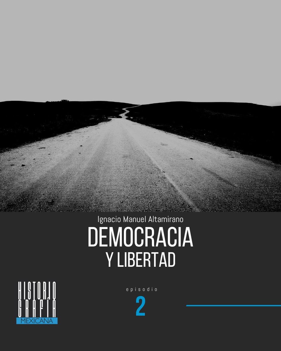 «Y ése es el destino, ésa es la tendencia de la civilización, ése es el porvenir de la humanidad: ¡la democracia! Pero queriendo ser demócrata, repito, ¡cuánto ha sufrido el pueblo mexicano!».

Ignacio Manuel Altamirano
⏯️ historiografiamexicana.com/episodio/002