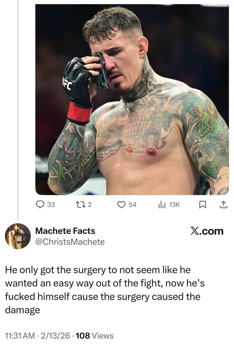MMA’s Dumbest Tweets tweet media