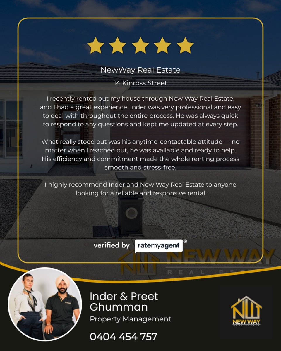 inderbirghuman's tweet image. My latest RateMyAgent review in .

...
#ratemyagent #realestate #beveridge#realestate#newwayrealestate#Inderghumman#Wollert#Donnybrook#Craigieburn#Kalkallo#panjab#india#Mickleham#Melbourne#Sydney#Realtor#Wallan