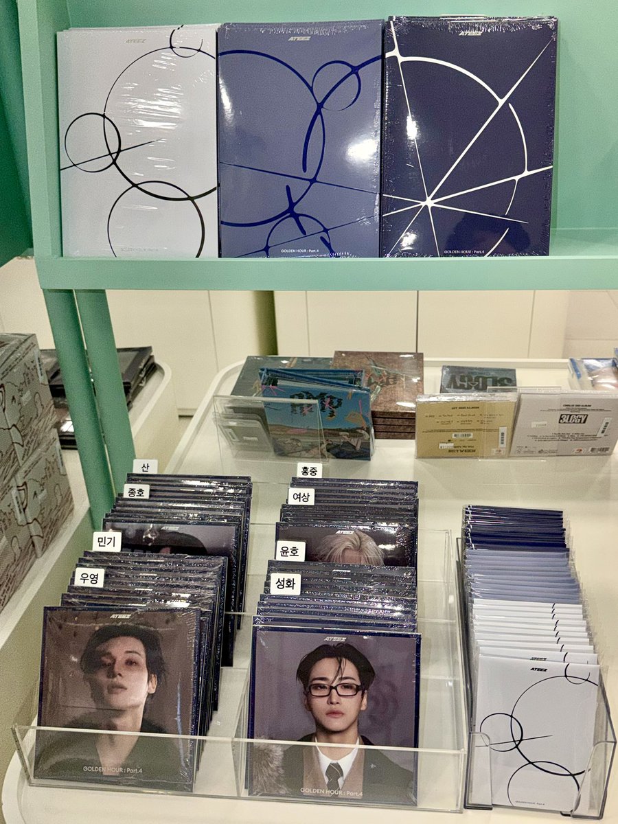 💿 𝐍𝐄𝐖 𝐑𝐄𝐋𝐄𝐀𝐒𝐄 💿

▶️ ATEEZ - GOLDEN HOUR : Part.4
 ㄴ PHOTOBOOK VER.
 ㄴ DIGIPACK VER.
 ㄴ POCAALBUM VER.

위드뮤 잠실점에서 만나보세요! 𐔌՞⁔•͈ ·̫ •͈⁔՞𐦯

#ATEEZ #에이티즈
#WITHMUU #위드뮤 #위드뮤잠실