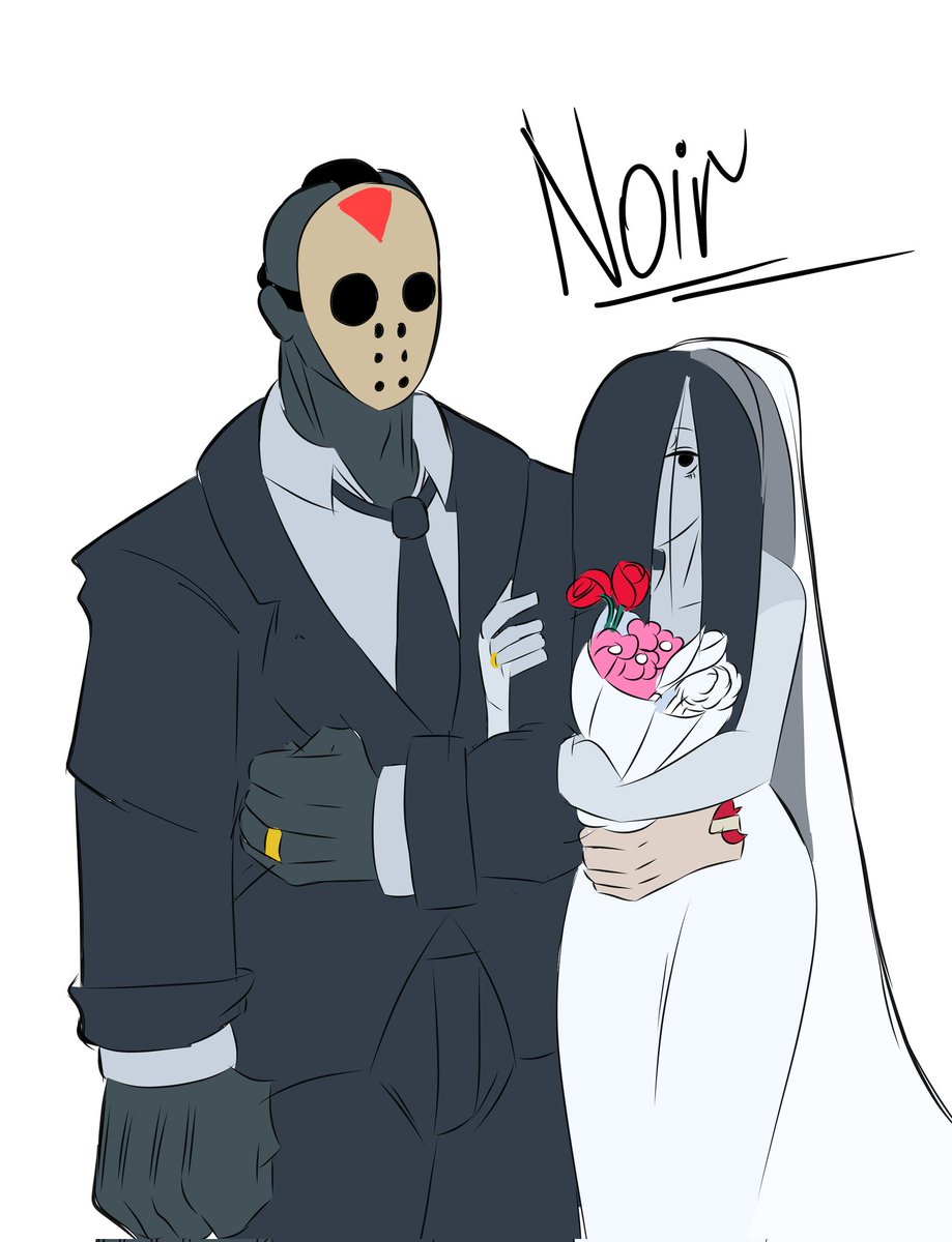 DarkraiArt's tweet image. Dibujito extra por el Viernes 13
Jason x Sadako.