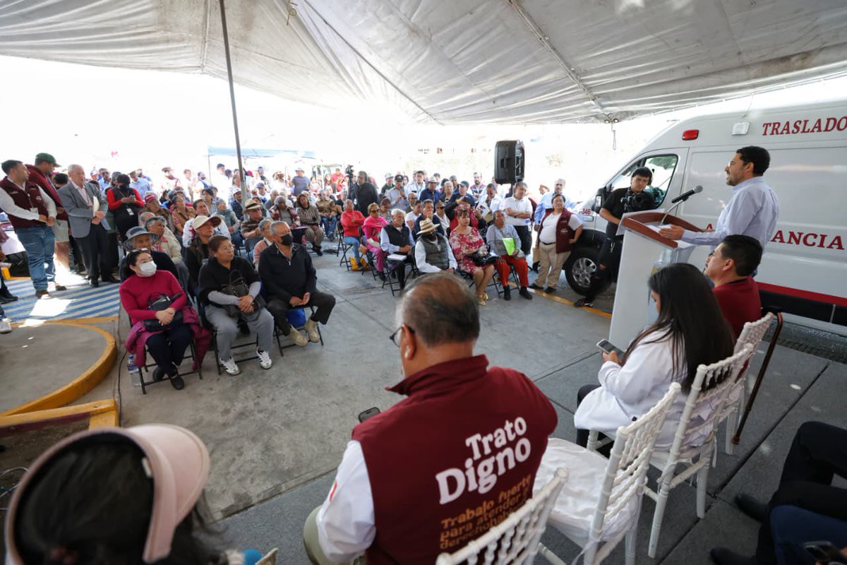 📰 #COMUNICADO

Destaca Martí Batres abasto del 100 por ciento en farmacias de unidades del ISSSTE en Hidalgo.

🔗 gob.mx/issste/prensa/…