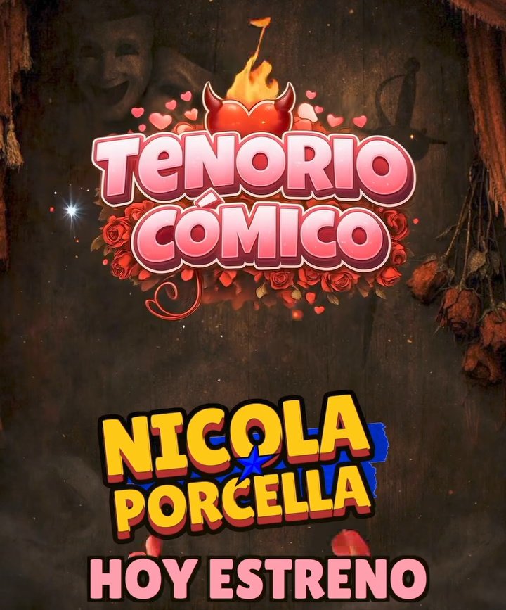 Felicidad es ver el nombre de mi rey nuevamente en una obra de teatro, te amamos terreneitor!
NICOLA EN EL TENORIO