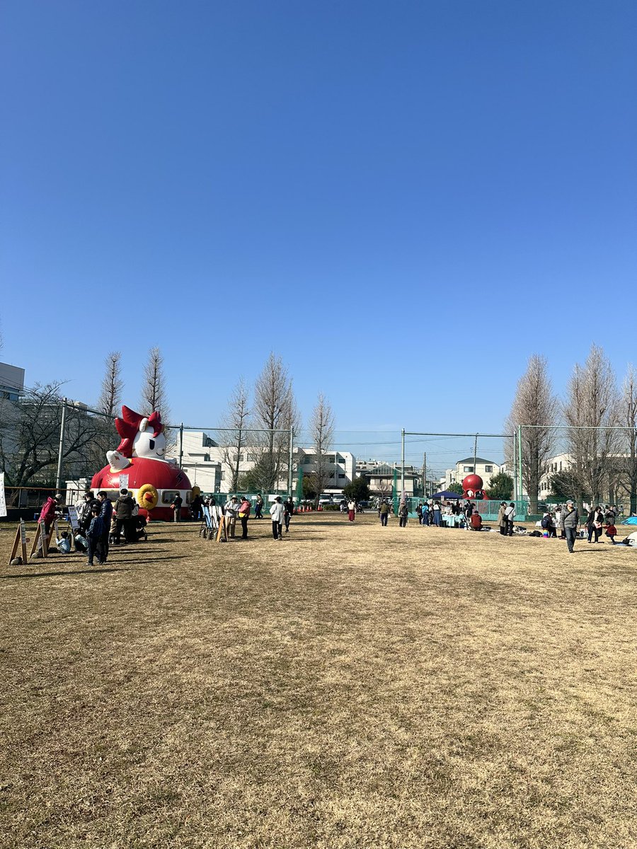 Issey1975's tweet photo. 御幸公園にて『観梅会』2026
球場内で遊べて、キッチンカーあります。
是非、遊びに来て下さい。

#御幸公園　#観梅会　#川崎市幸区 https://t.co/GVpc1veMmk