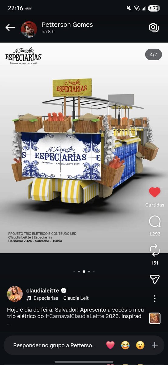 JonathanGama's tweet photo. @cordacidade O projeto do trio foi postado já com alhos, tenho certeza que uma  artistas  que sai na rua como ela com um projeto tão lindo , coeso e rico de detalhes , foi projetado a muito tempo. https://t.co/6L9Vzv3OzE