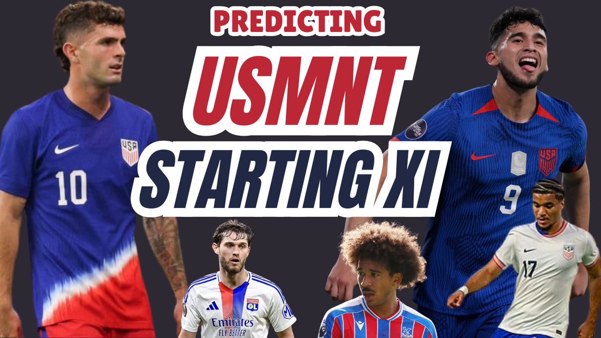 MOSoccerGuy's tweet photo. 🚨NEW EPISODE🚨

We predict what the Starting XI will be for the USMNT in World Cup 2026

Watch here ⬇️⬇️⬇️
https://t.co/vZ9vMoy1ig

#USMNT #WorldCup2026 https://t.co/ASfeX0YxPl