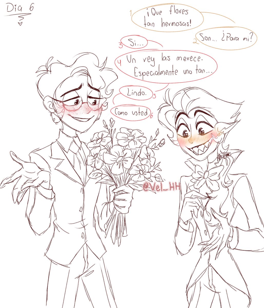 Vel_HH's tweet photo. 💞 DÍA 6: Flowers

HC: Desde niño, Alastor fue un fiel devoto del culto de Lucifer, quedando flechado en cuanto una de sus invocaciones funcionó.

#valentinesradioappleweek2026 #radioapple #Bambilu #appleradio #LuciferMorningstar #Alastorhuman https://t.co/8MZo5ctnlc