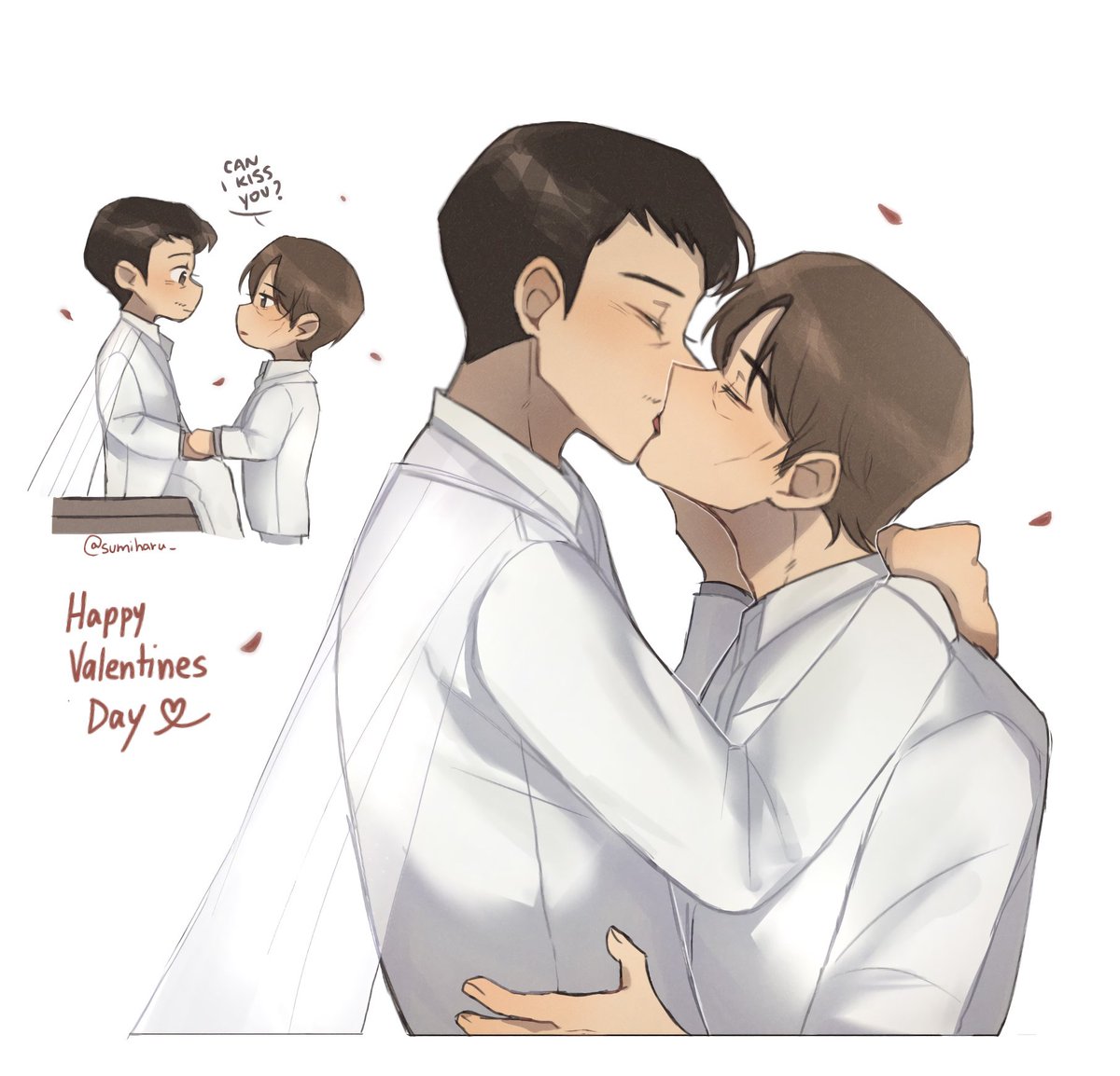 Happy Valentines Day 
-white matching suits
#Inhun #LoversOfVeiledEpilogues #LettersForInhun