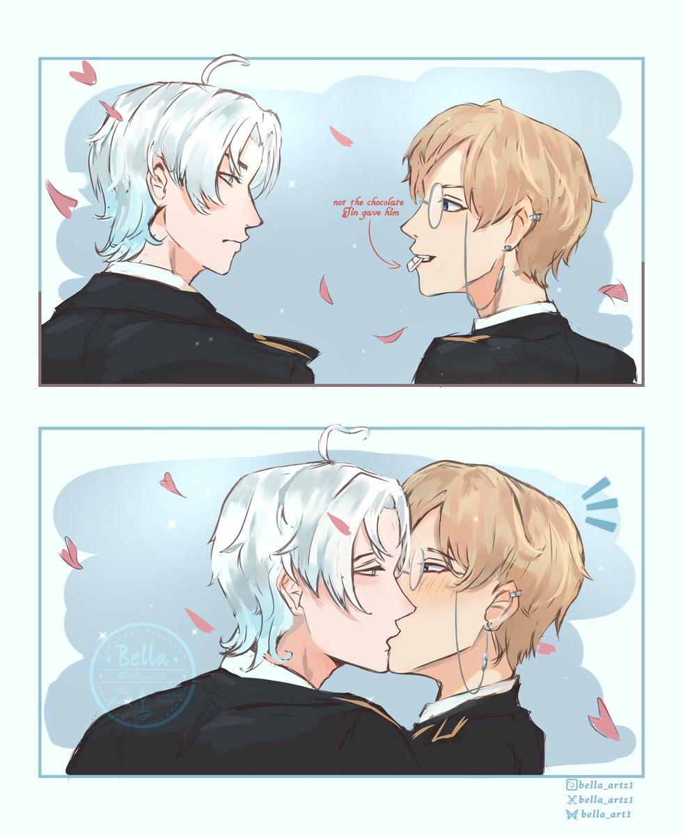 They make me cry but in an I'm too obsessed it hurts way so Happy Valentine's  🧊♟️

#tkdbプラス
