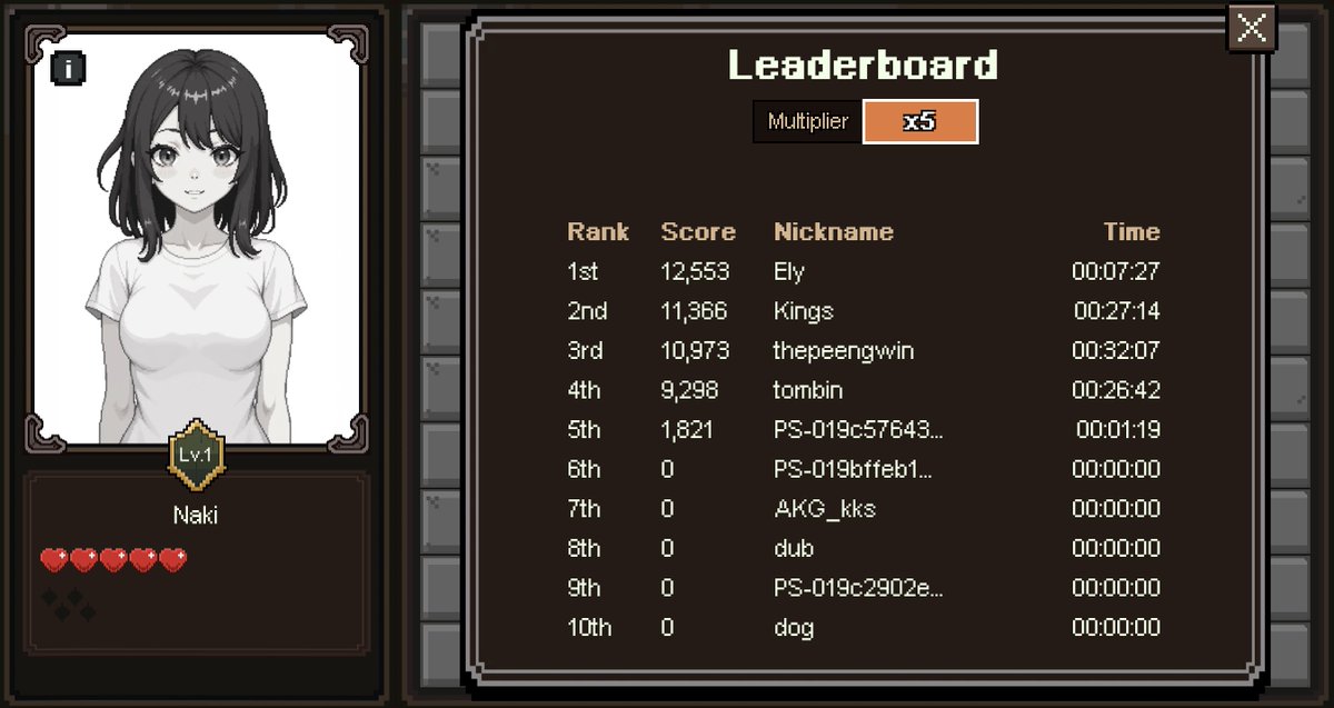 ProofOfEly's tweet photo. I AM THE #1 WAIFU SWEEPER PLAYER IN THE WORLD (with a 5x multiplier this time)

I have trained my whole life for this moment https://t.co/loekQ0g4e8