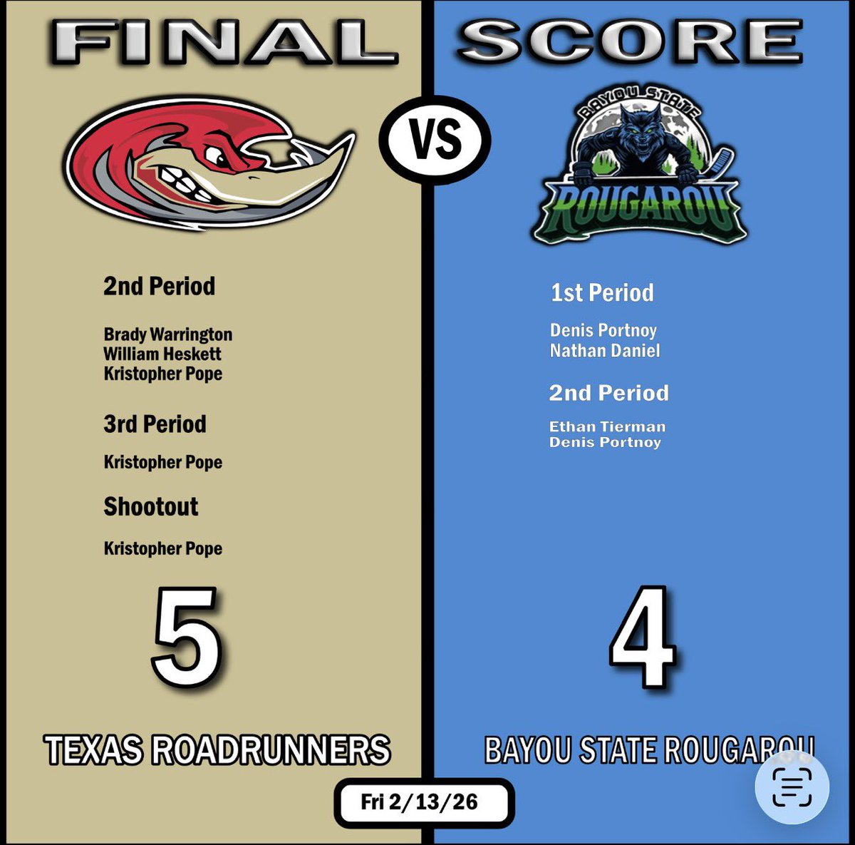 Texas RoadRunners tweet media