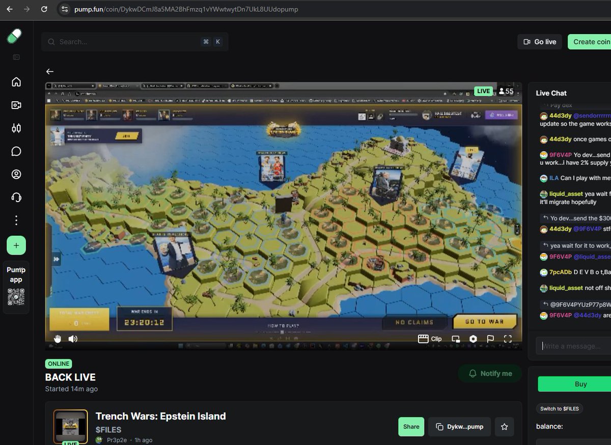 OUR <a href="/Pumpfun/">Pump.fun</a> LIVESTREAM GOT OVER 50 VIEWERS.

LETS GO!