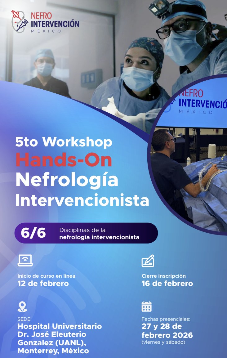 Nefrología Intervencionista - México tweet media