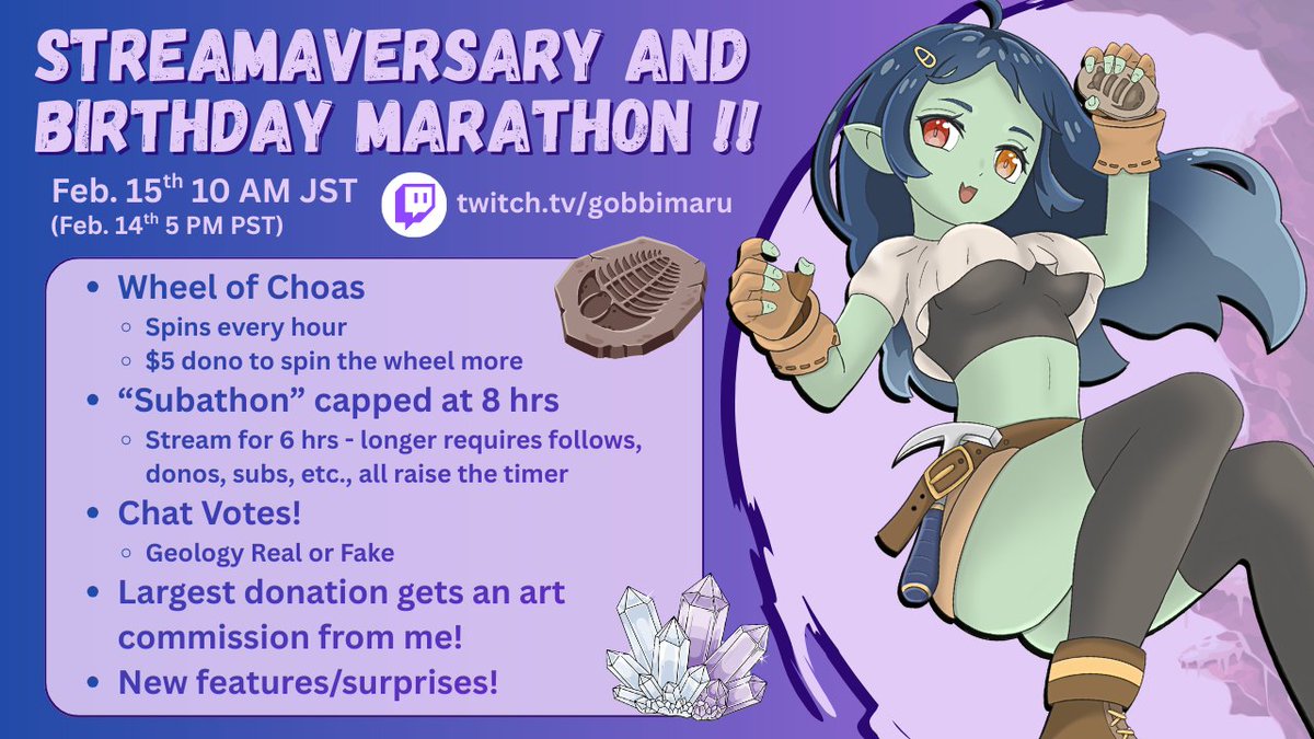 Tomorrow! Can't wait to hang out with everyone! :)