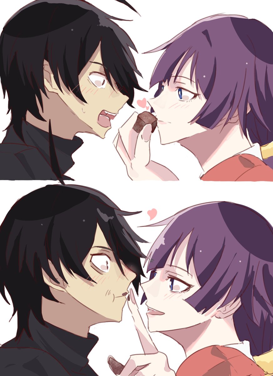 🦀「🍫あーん」