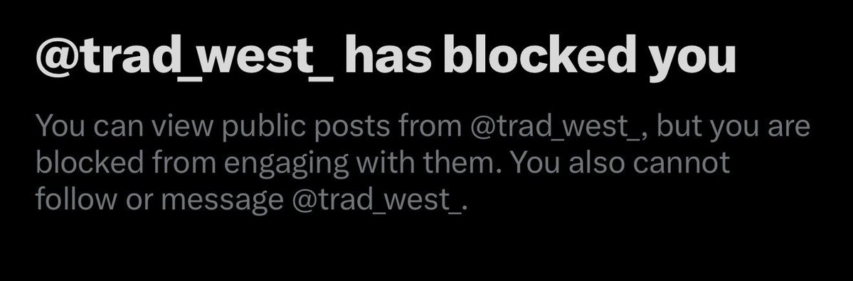 When Trad West blocks you for calling them out on their grifting of “buy our products.”

Can we really call them Christians?