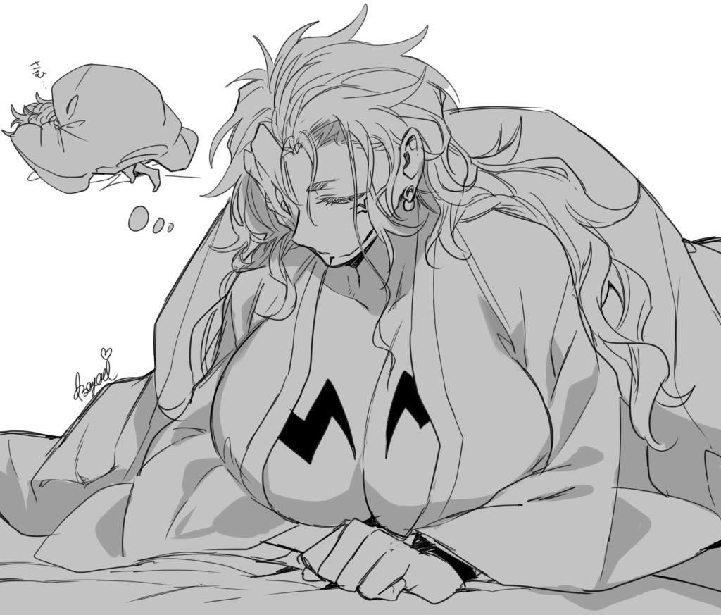 Lazy day for the queen. She’s been through a lot.