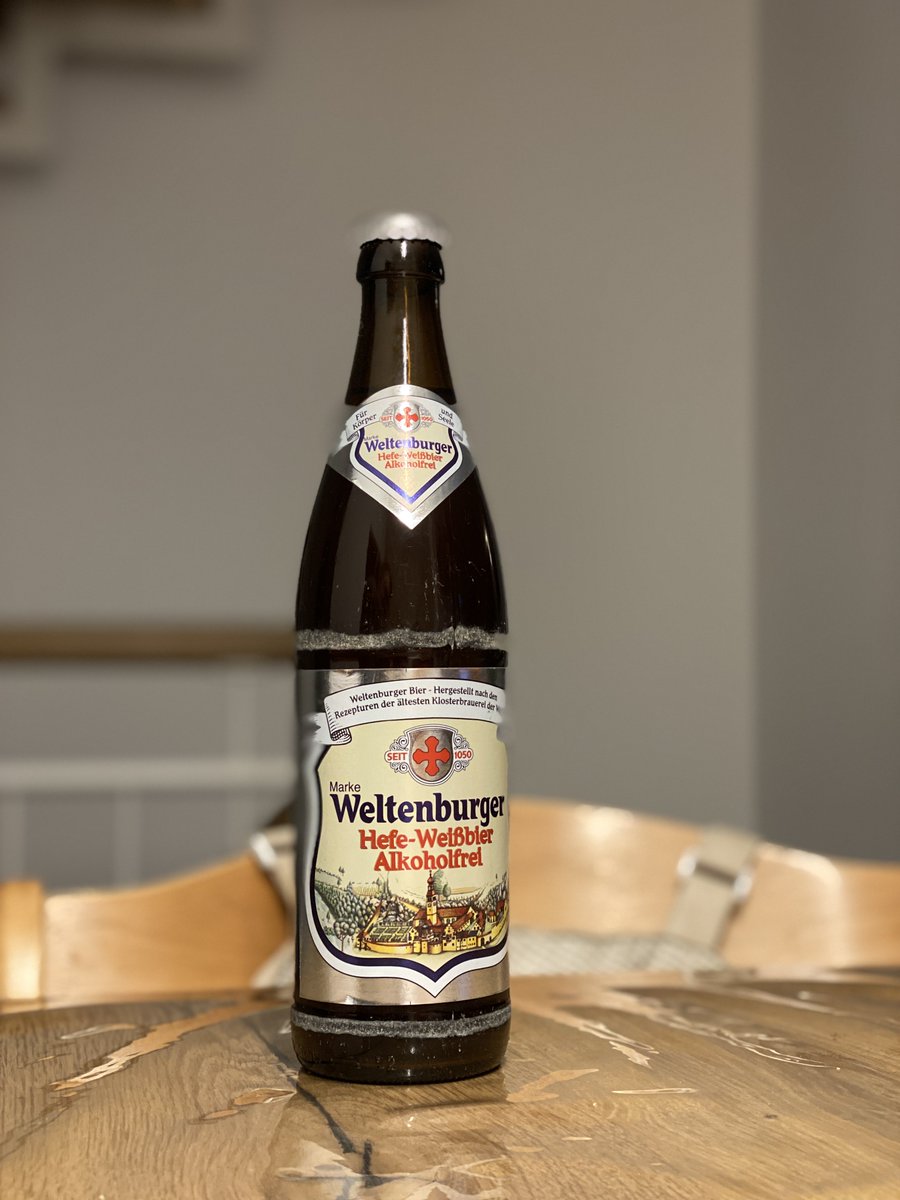 One of my favorites: #Weltenburger Hefe Weißbier alkoholfrei