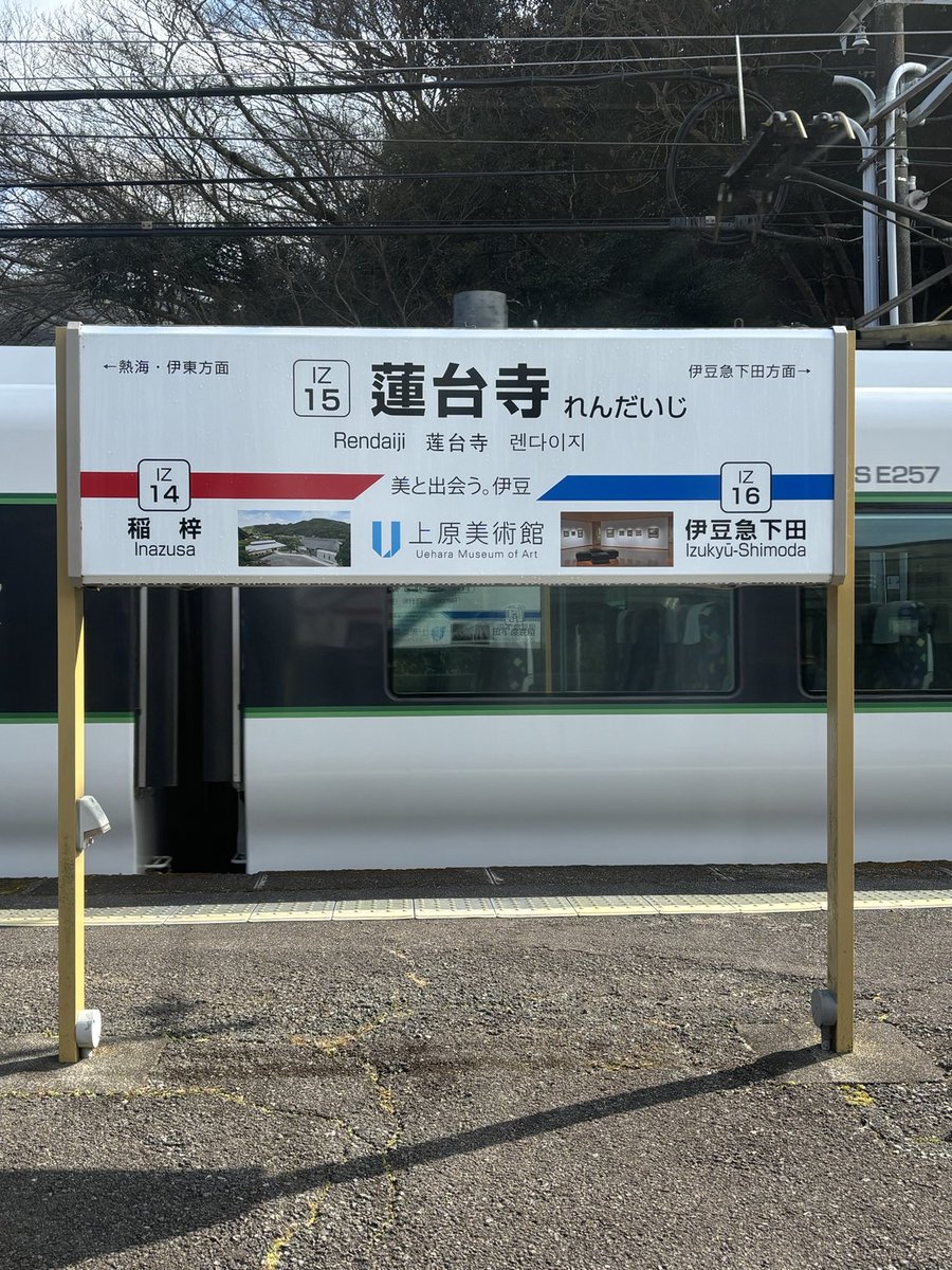 河津に車おいて電車で下田へ🚃