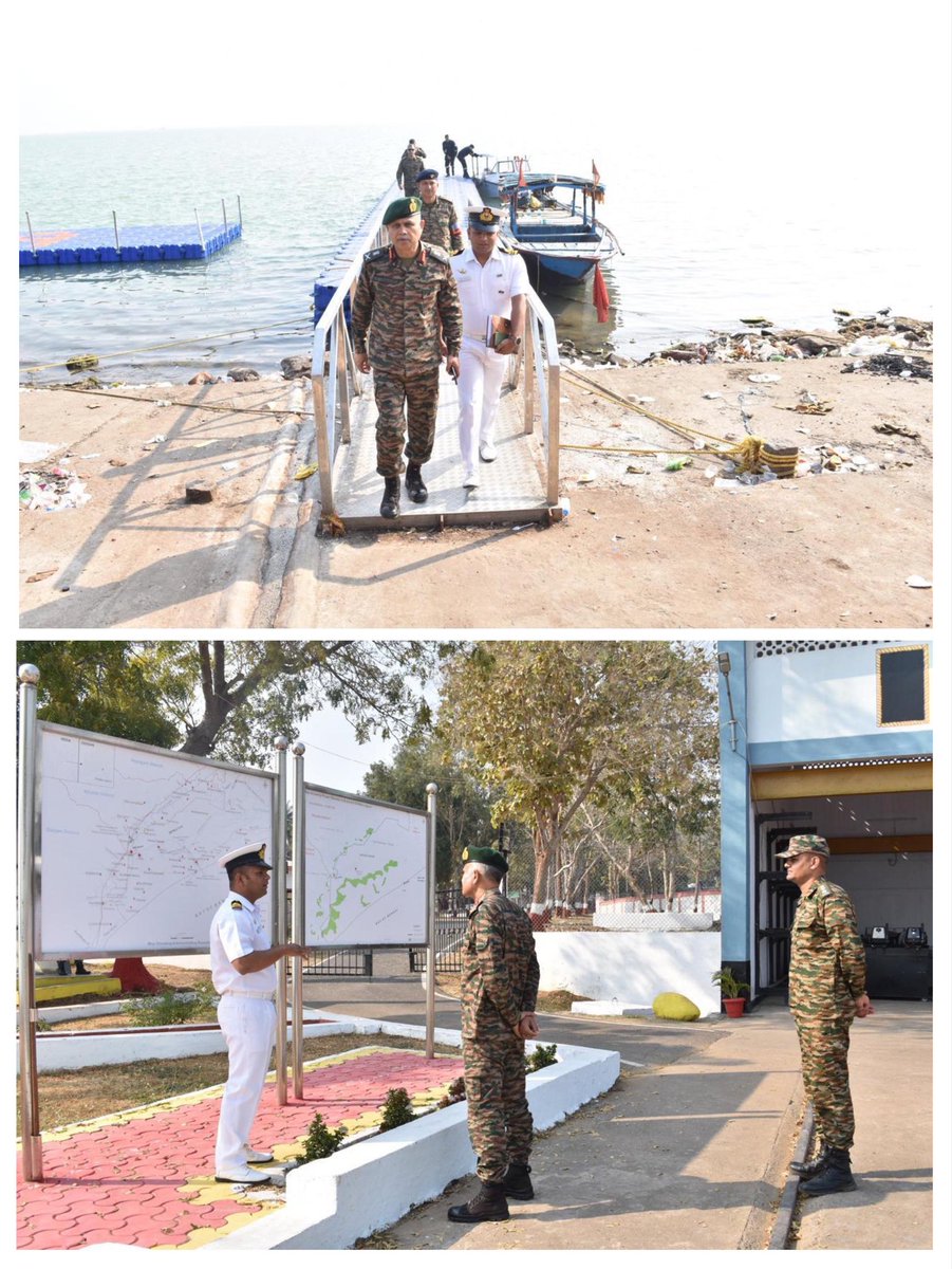 VajraCorps_IA's tweet photo. #SynergyAndIntegration 
A  team of #VajraCorps, visited #INSChilka, further Reinforcing the Seamless Integration between the #IndianArmy and #IndianNavy. 
The Establishment’s Vision, State of the Art Infrastructute, Innovative Methodology and Excellent Training Standards underscore a Synergistic & Pivotal Contribution to Development of Comprehensive National Power
#Jointmanship #Synergy 

@adgpi @westerncomd_IA @pro_defence @HQ_IDS_India @artrac_ia @prodefencechan1 @HQ_DG_NCC @DIAV20 @DIRECTORATERTG