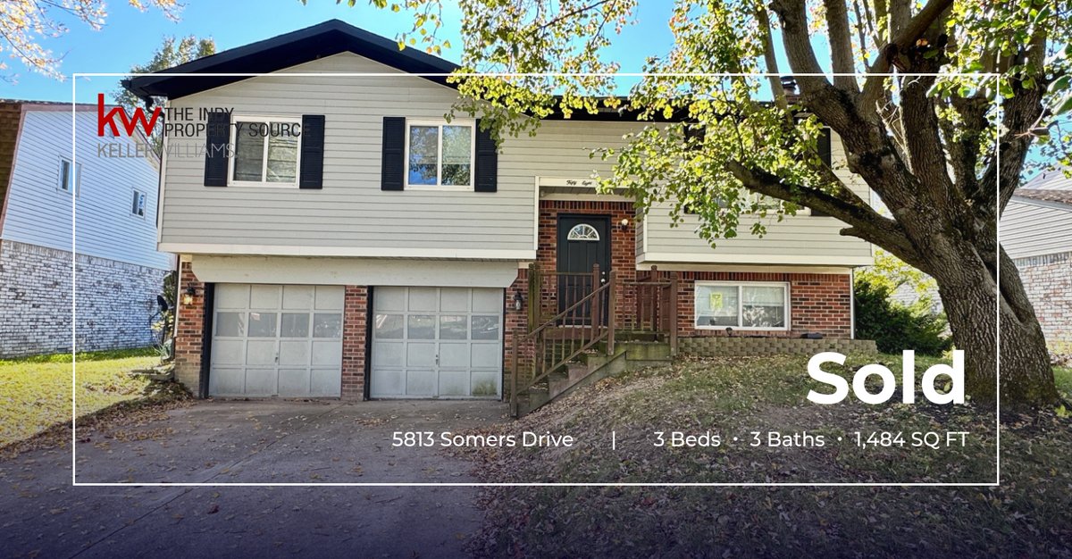 📍 Sold 📍 5813 Somers Drive has been sold! Very happy for my clients. If you're thinking about selling your home, let's talk!

Buy | Sell | Build | Invest | REO
Ranked in Top 1.5% of REALTORS Nationwide
Keller Williams Realty - Th... homeforsale.at/5813_SOMERS_DR…