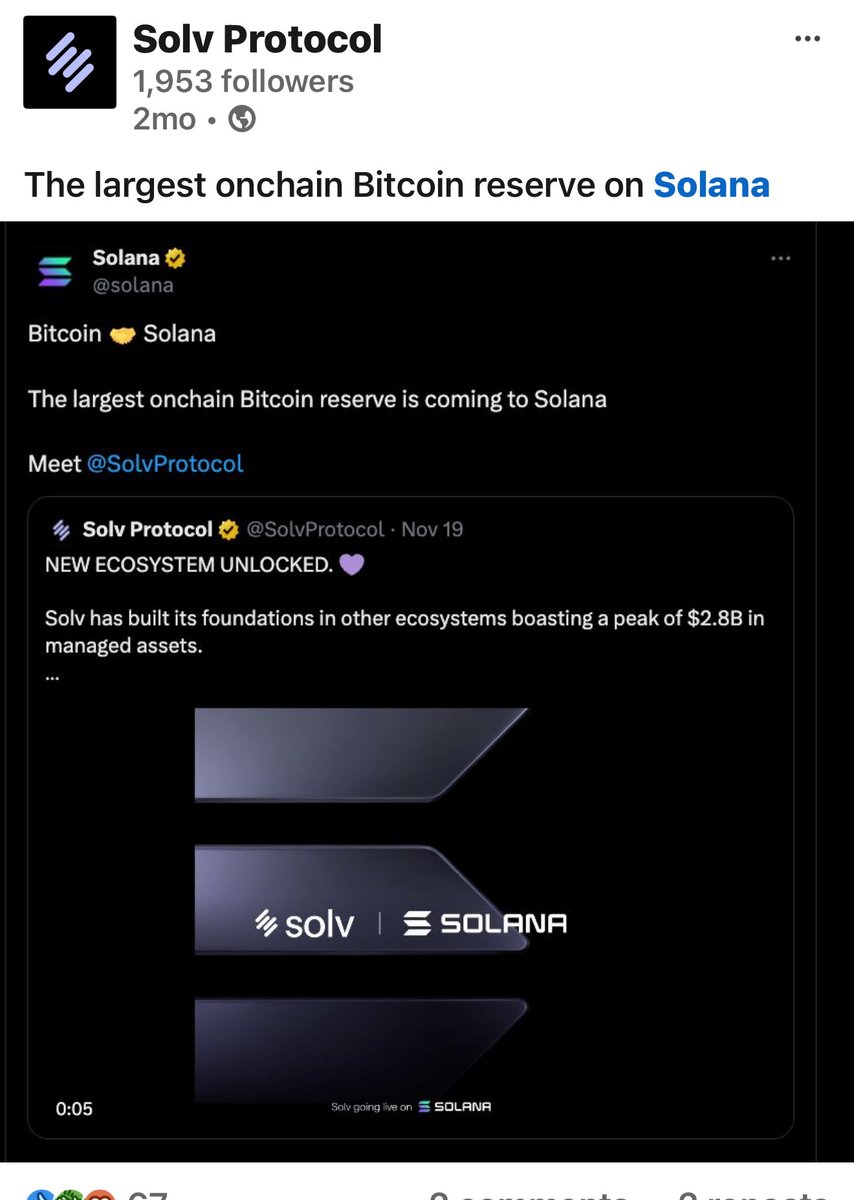 Francis37879301's tweet image. #solv #solvprotocol #canton #solana Nice little Gem. #crypto #blockchain
