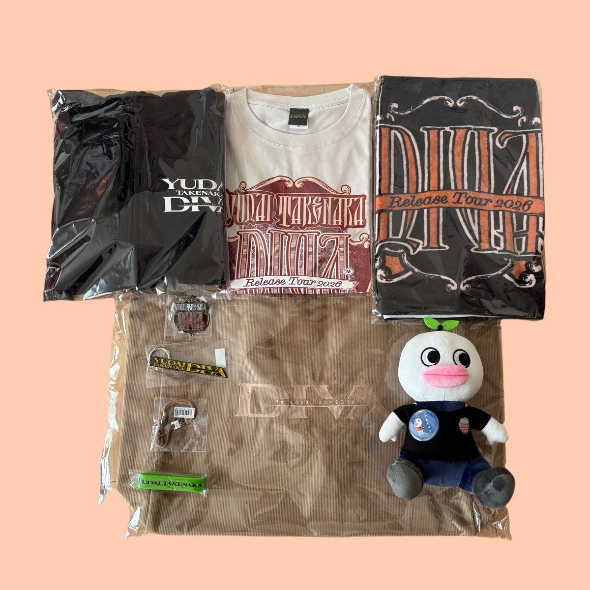 竹中雄大「DIVA」Release Tour 2026 グッズ届いた😆 めっちゃ