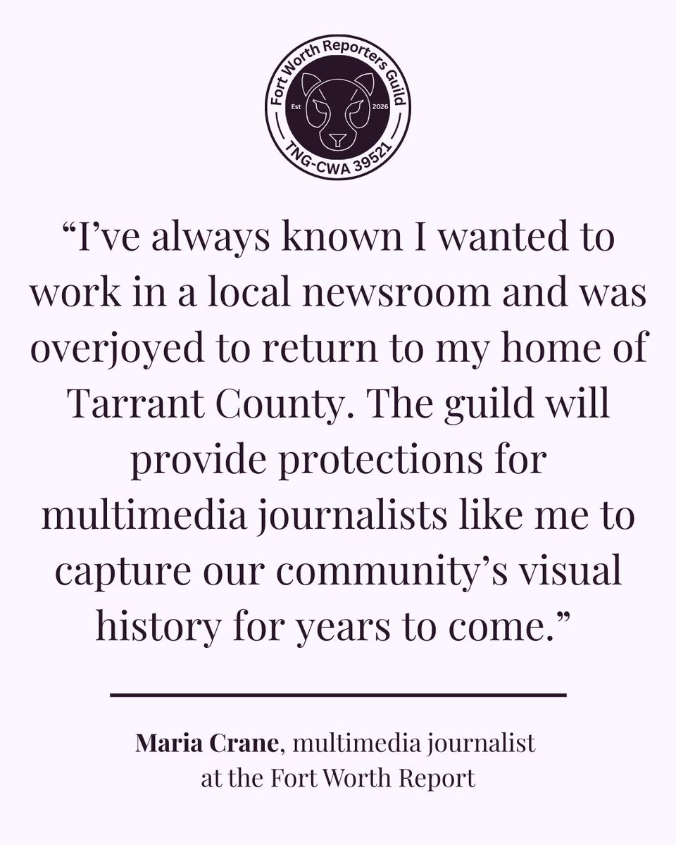 Fort Worth Reporters Guild tweet media
