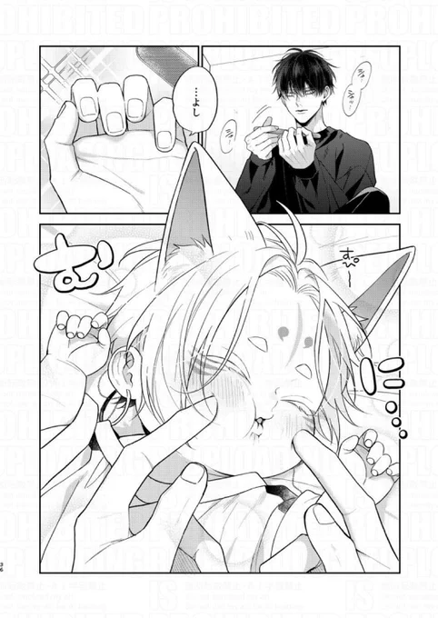 お狐様のふくふくほっぺ
#商業BL 