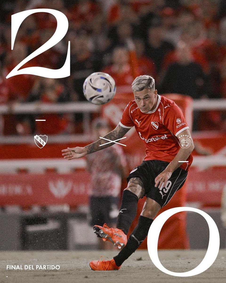 GANOOOO INDEPENDIENTE

Ya son 9 partidos invictos en lo que va del torneo