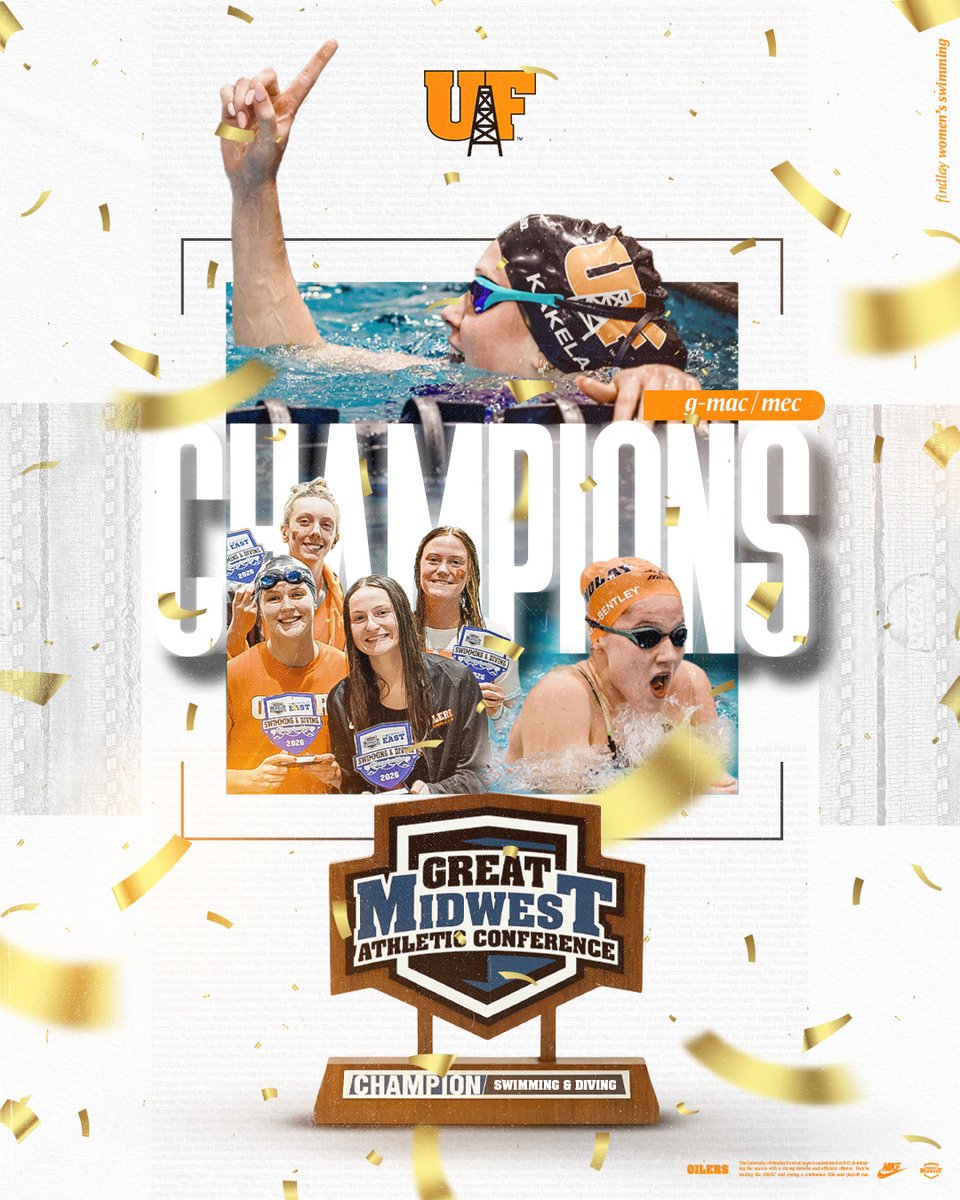 🏆🏆🏆🏆

Make it four in a row — the women’s swimming and diving team capture their fourth consecutive Great Midwest / Mountain East Championship.

#GoOilers | #BeGreat