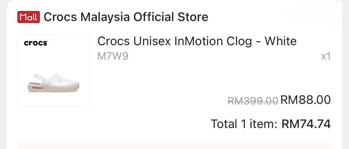 DAH LAMA MENGIDAM NAK PAKAI CROCS. BILA DAH SAMPAI… SEDIHNYAA LAHAIII😭😭