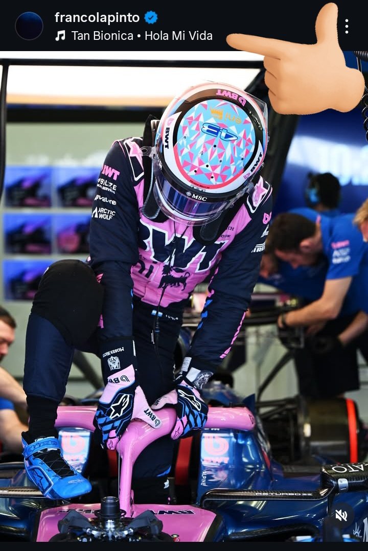 Thepiberio_'s tweet photo. #FrancoColapinto musicaliza su último post de pretemporada de #Formula1 con #HolaMiVida de #TanBionica 🇦🇷 🏎  
#VamosNene !!! https://t.co/ICiazYJ9xr