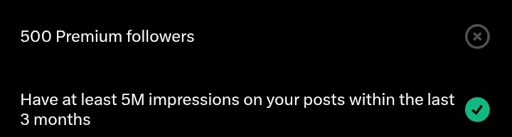 O foda é eu saber usar o algoritmo do twitter mas não ter a quantidade de seguidores verificados que é necessário pra monetizar 

Pô foi quase 5 milhões de visualizações em duas semanas na minha conta 
Hoje eu somei 200k de visualizações em 3 horas
