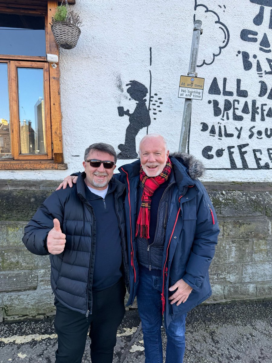 #coffeeBreak .. Murat Oztas the biggest Spurs supporter in Edinburgh #TroyCafe #COYS  @troycafehaymarket 🙏🏻