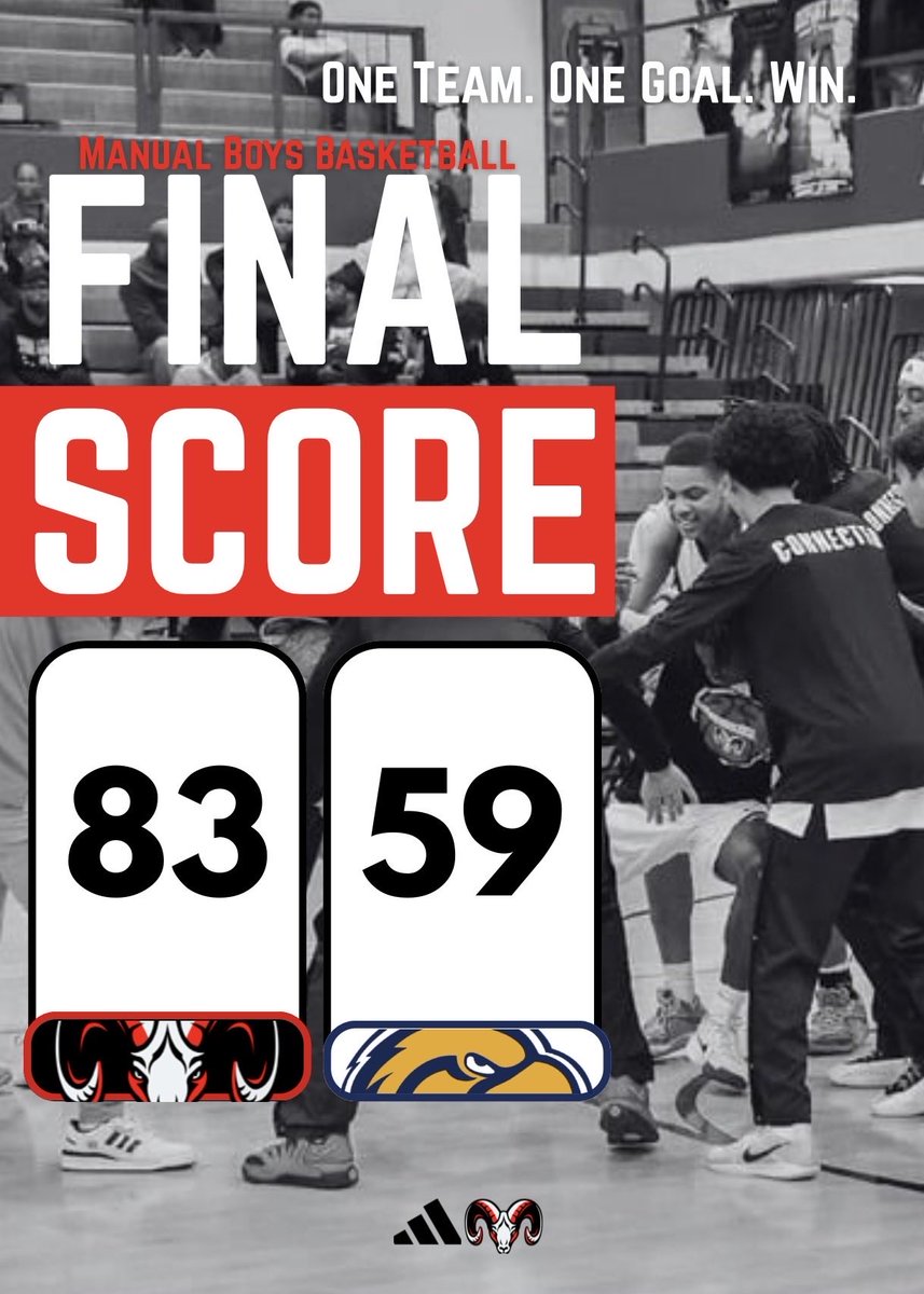 duPontManualBB's tweet photo. RAMS WIN and secure 1st place in the district.

#RamsUp #OneTeamOneGoalWin https://t.co/yg67TZPih3