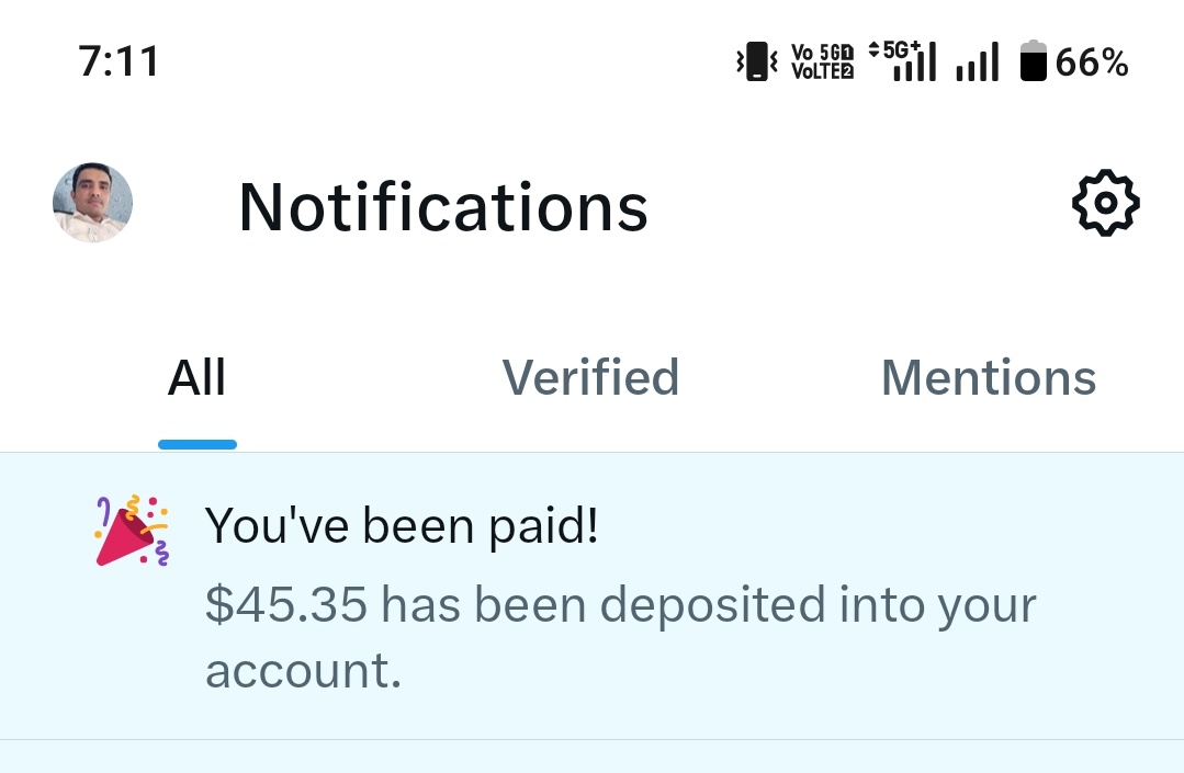 आज थोड़ा कम आया है पर आ गया 

पिछली बार तो 1000+ $ आए थे।

नई पॉलिसी के अनुसार ये भी ज्यादा ही है 

#Payoutday