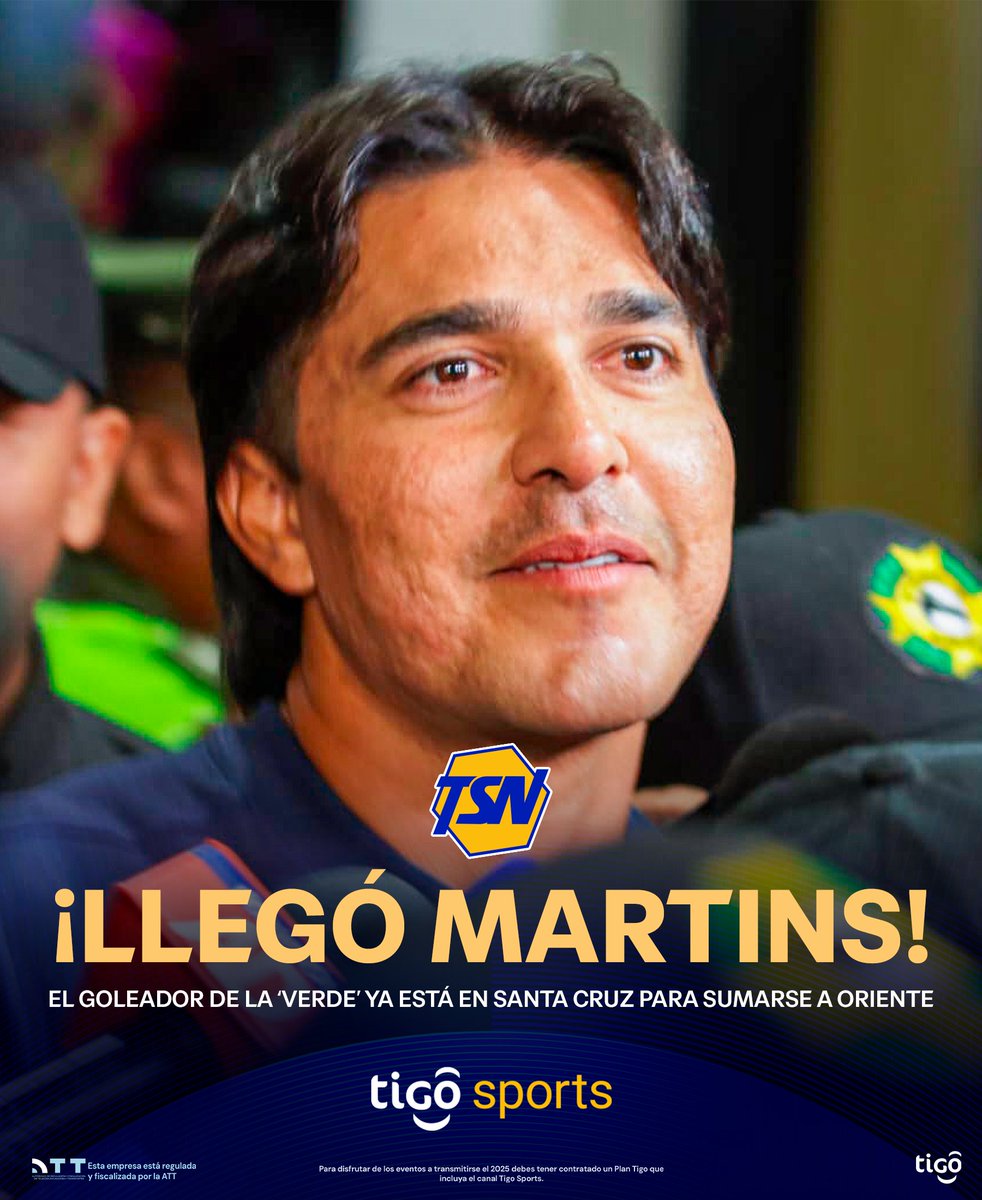🥺 'EL FLECHEIRO YA ESTÁ EN SANTA CRUZ PARA SUMARSE A ORIENTE' 🟢⚪️
➡️ El máximo goleador histórico de la 'Verde' llegó al país esta noche con mucha ilusión de volver a las canchas en el equipo de sus amores como él lo mencionó en su llegada al Aeropuerto Viru Viru ✈️.
