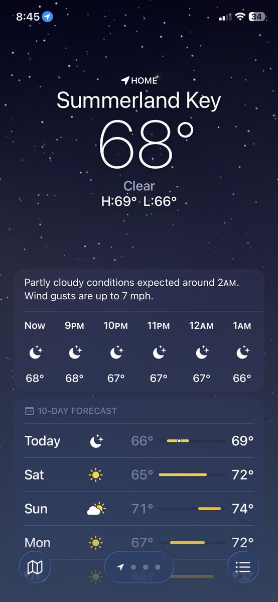 RacingToDisney's tweet image. Perfect sleeping weather. #KeysLife
