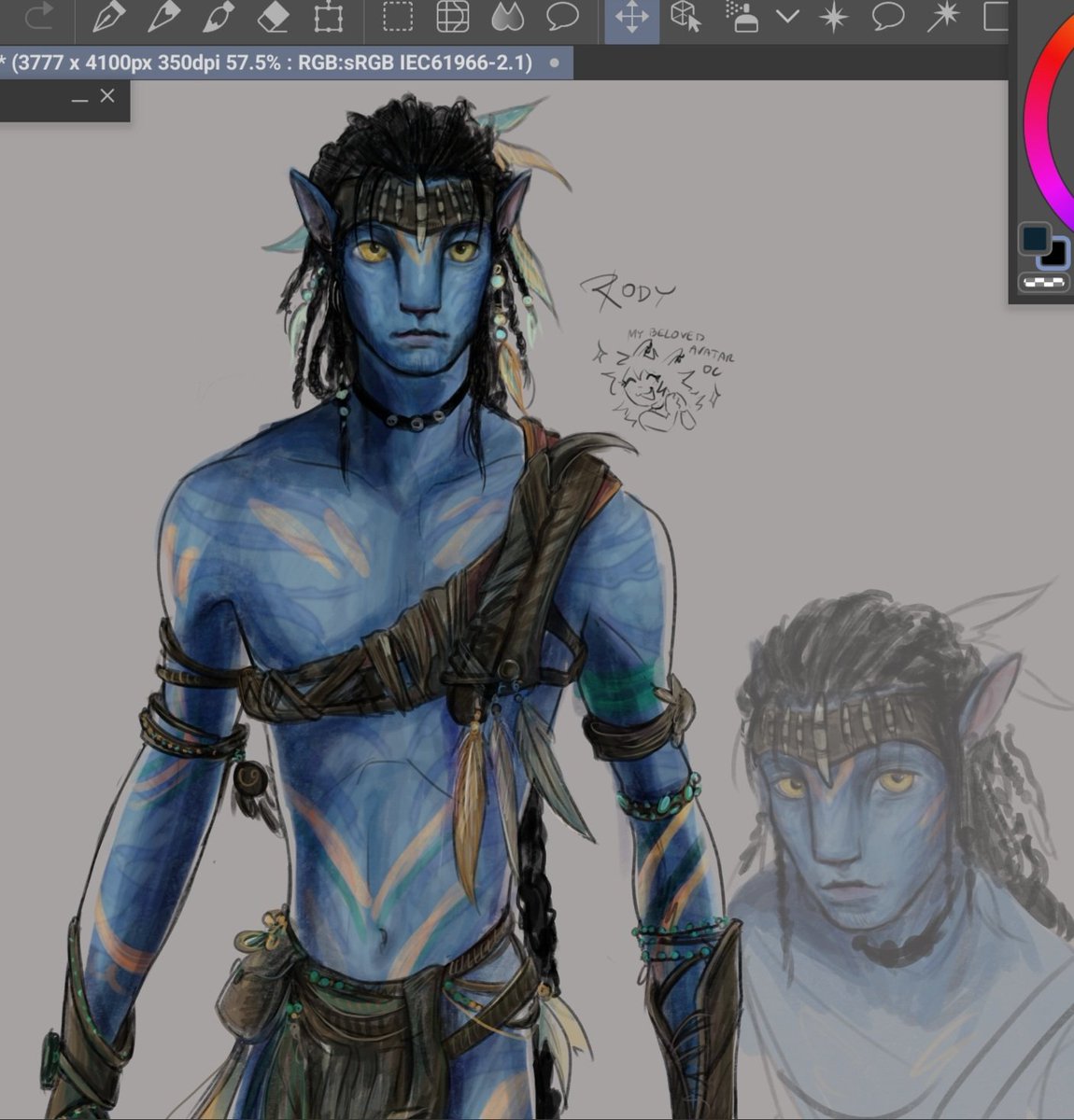 I finally started playing Avatar... here goes my beloved oc Rody 
#afop #Avatar #sarentu