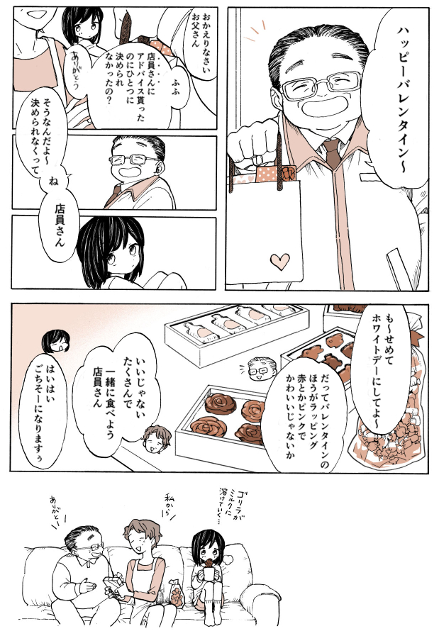 バレンタインチョコ売り場の店員さん 2/2 