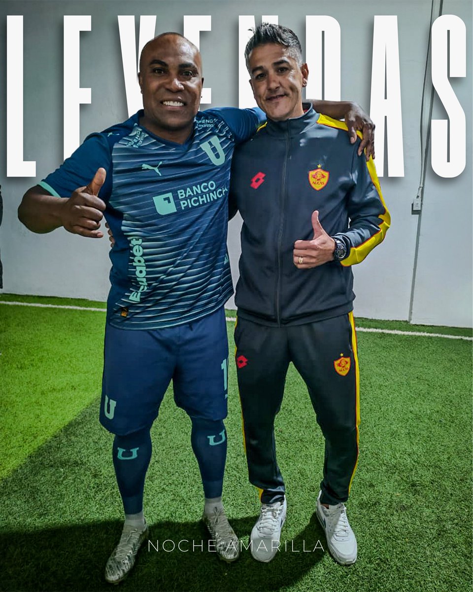 Aucas45's tweet photo. 🚨 ¡ATENCIÓN! La siguiente foto tiene exceso de calidad. Recomendamos preparase emocionalmente y futbolísticamente, al deslizar. 🥹🔥⚽️

El Beto y Dinamita
.
.
#Creer #Leyendas #Aucas2026 https://t.co/bYvvrZ3oyH