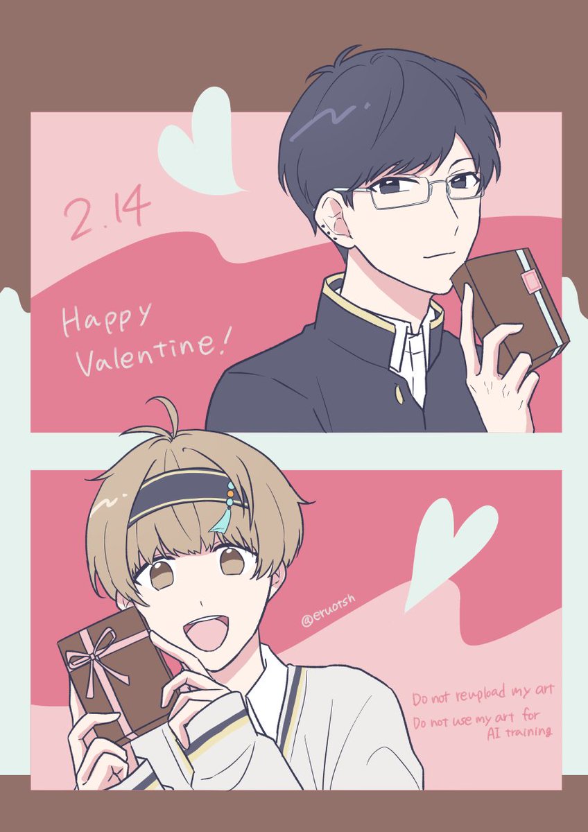 eruotsh's tweet photo. バレンタイン🍫 https://t.co/R4YVhDc1Cs
