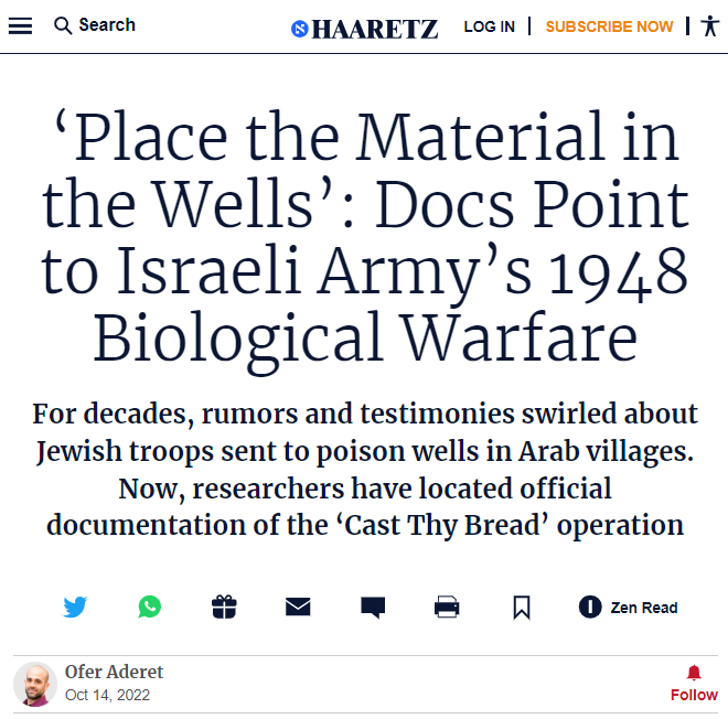 <a href="/RabbiPoupko/">Rabbi Poupko</a> In 1948, in Palestine, there was an outbreak of typhus in Arab villages.

The illiterate peasants, correctly, blamed the Jews.