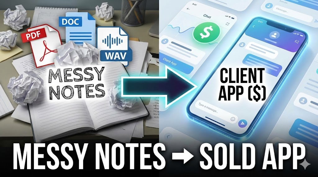 How to Turn Your Notes into a High-Ticket Client App (NotebookLM &amp; Gemini) youtu.be/wMJqEZqYYoU?si… via <a href="/YouTube/">YouTube</a>