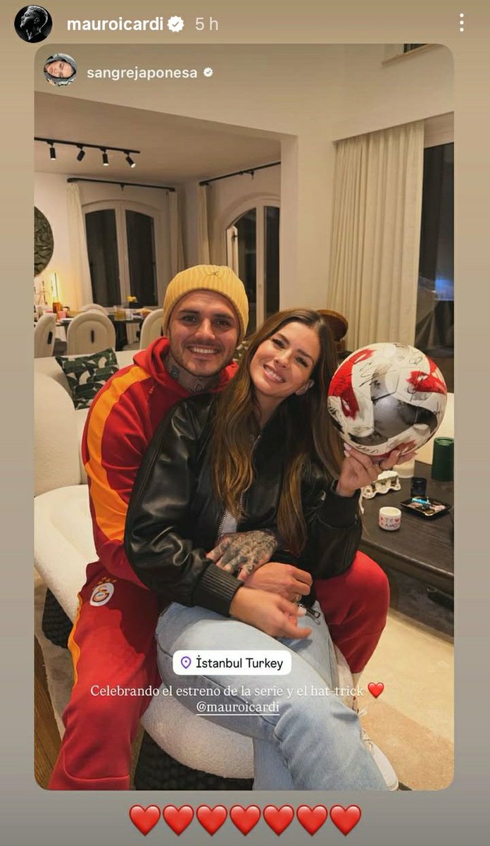 #MauroIcardi YA SE PREPARA PARA FESTEJAR SAN VALENTIN CON EL AMOR DE SU VIDA QUE LE DEVOLVIO LA SONRISA, #ChinaSuarez EN PLENO EXITO DE #HijaDelFuego Y LA RECIEN ESTRENADA #EnElBarro2..

HAY #Chinardi PARA RATO..