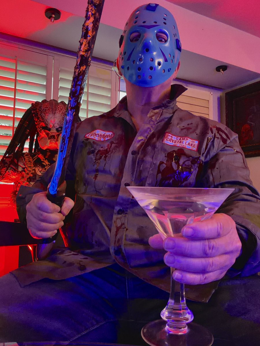Friday the 13th and Jason needs gin.  🍸